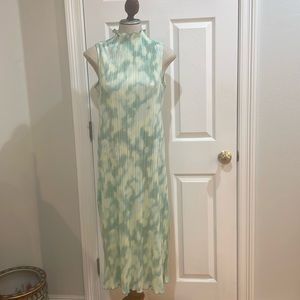 Future collective Gabriella Karefa-Johnson dress green sleeveless slit women’s S